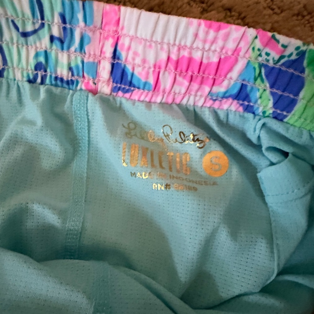 Lilly Pulitzer Colorful Athletic Shorts - Picture 2 of 2